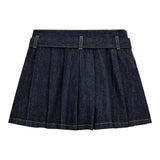 Guess Gonna In Denim tinta unita con Cintura Blu per Bambina J5YD06D4MS0 BLU GUESS 