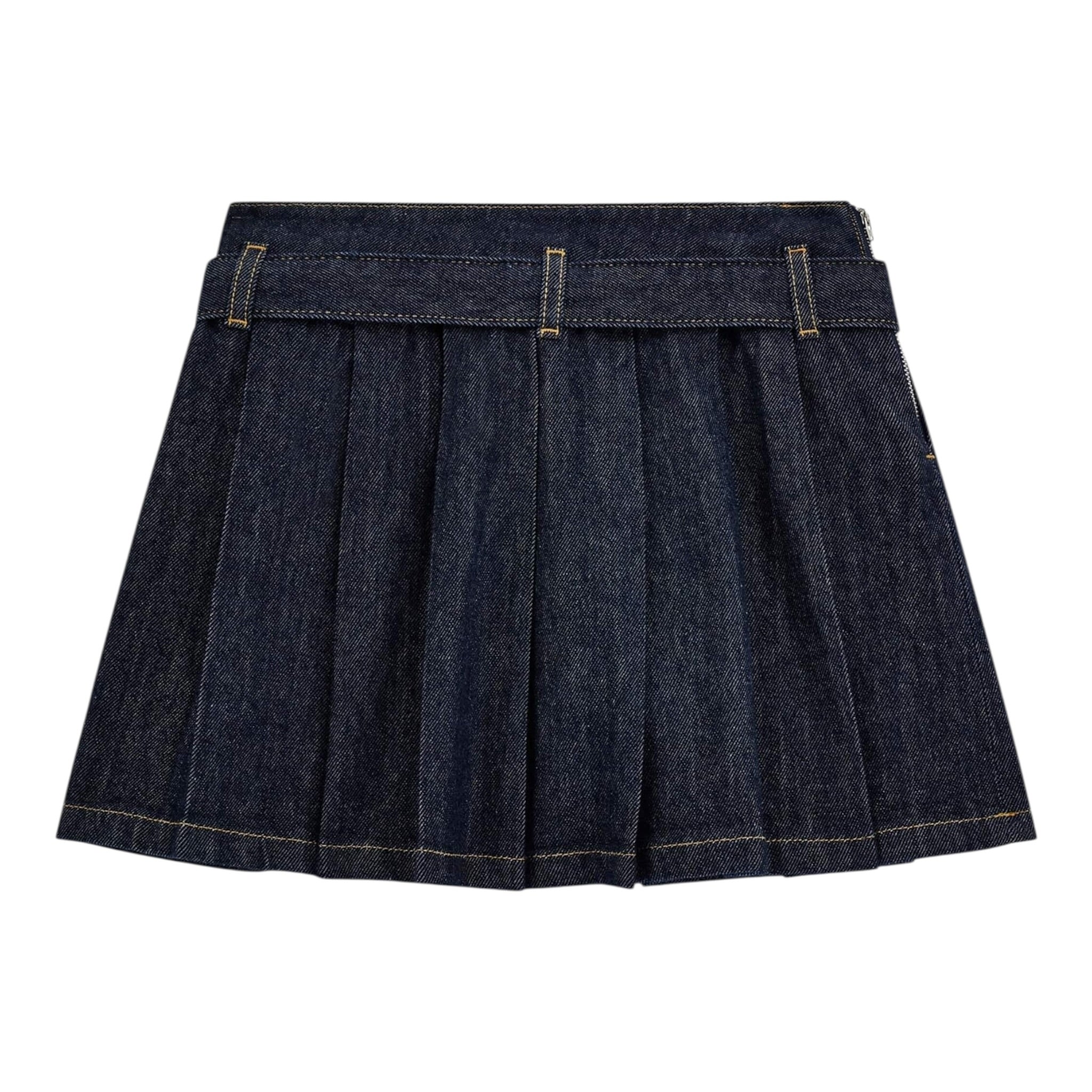 Guess Gonna In Denim tinta unita con Cintura Blu per Bambina J5YD06D4MS0 BLU GUESS 