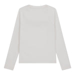 Guess Shirt tinta unita Girocollo con Stampa Bianco per Bambina J5YI13K6YW4X BIANCO GUESS 