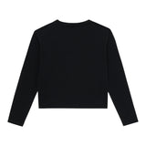 Guess Shirt tinta unita con Stampa Nero per Bambina J5YI15K6YW4X NERO GUESS 