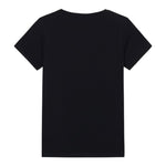 Guess T-Shirt Girocollo tinta unita con Logo Nero per Bambina J5YI40I3Z14 NERO GUESS 