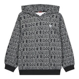 Guess Felpa Xhiusa Xon Cappuccio Grigio per Bambino J5YQ02KAD4 GRIGIO GUESS 