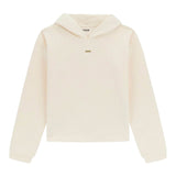 Guess Felpa tinta unita con Cappuccio Logata Panna per Bambina J5YQ24KBSL2 PANNA GUESS 