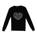 Guess Maglia tinta unita con Brillantini Nero per Bambina J5YR06Z2NQ2 NERO GUESS 