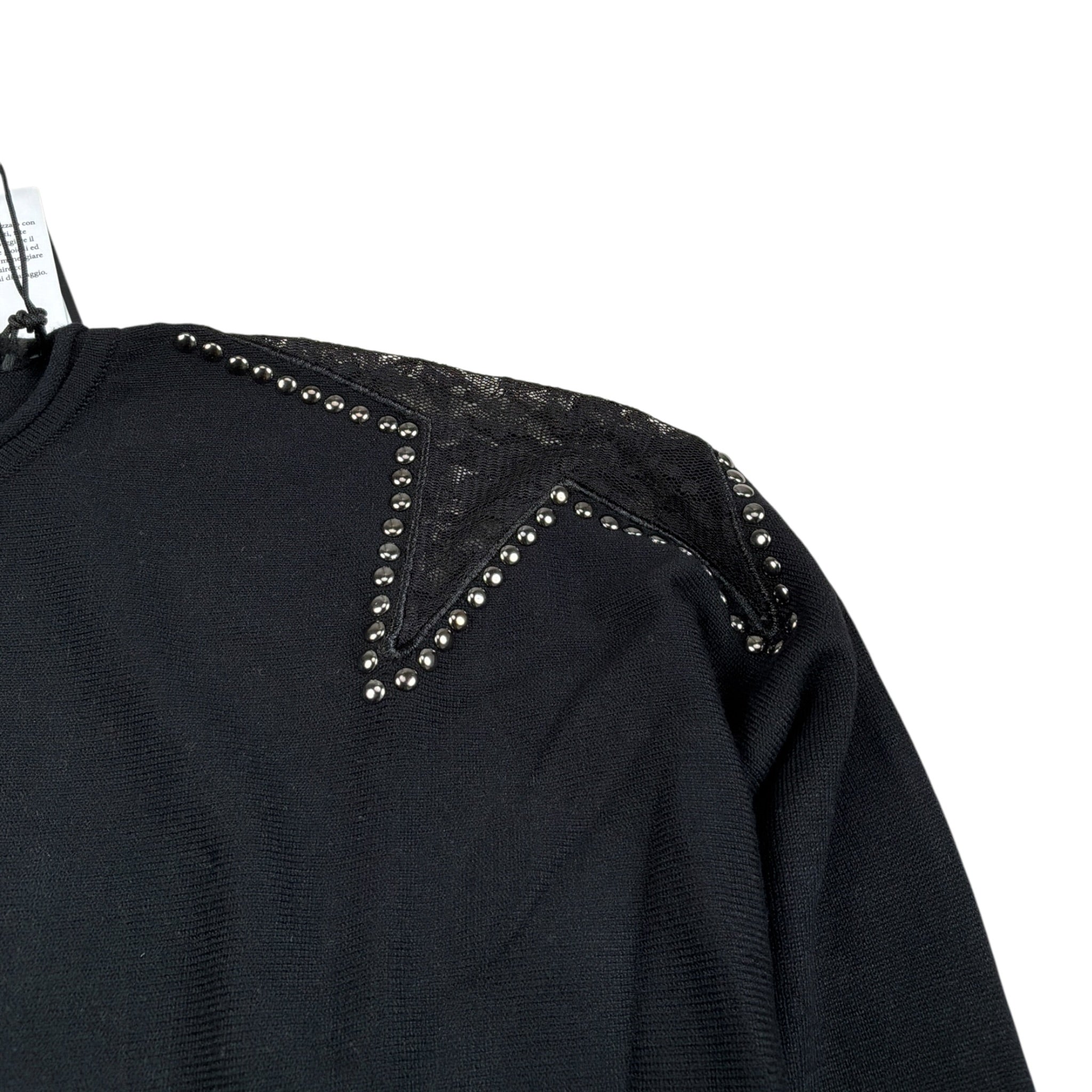 Guess Maglia tinta unita Girocollo Nero per Bambina J63R73Z1100 NERO GUESS 