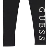 Guess Leggins Tint Unita con Logo Nero per Bambina J93B11J1314X NERO GUESS 