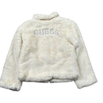 Guess Pelliccia tinta unita con Zip Bianco per Bambina K4BL06WCFX0 BIANCO GUESS 