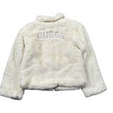 Guess Pelliccia tinta unita con Zip Bianco per Bambina K4BL06WCFX0 BIANCO GUESS 