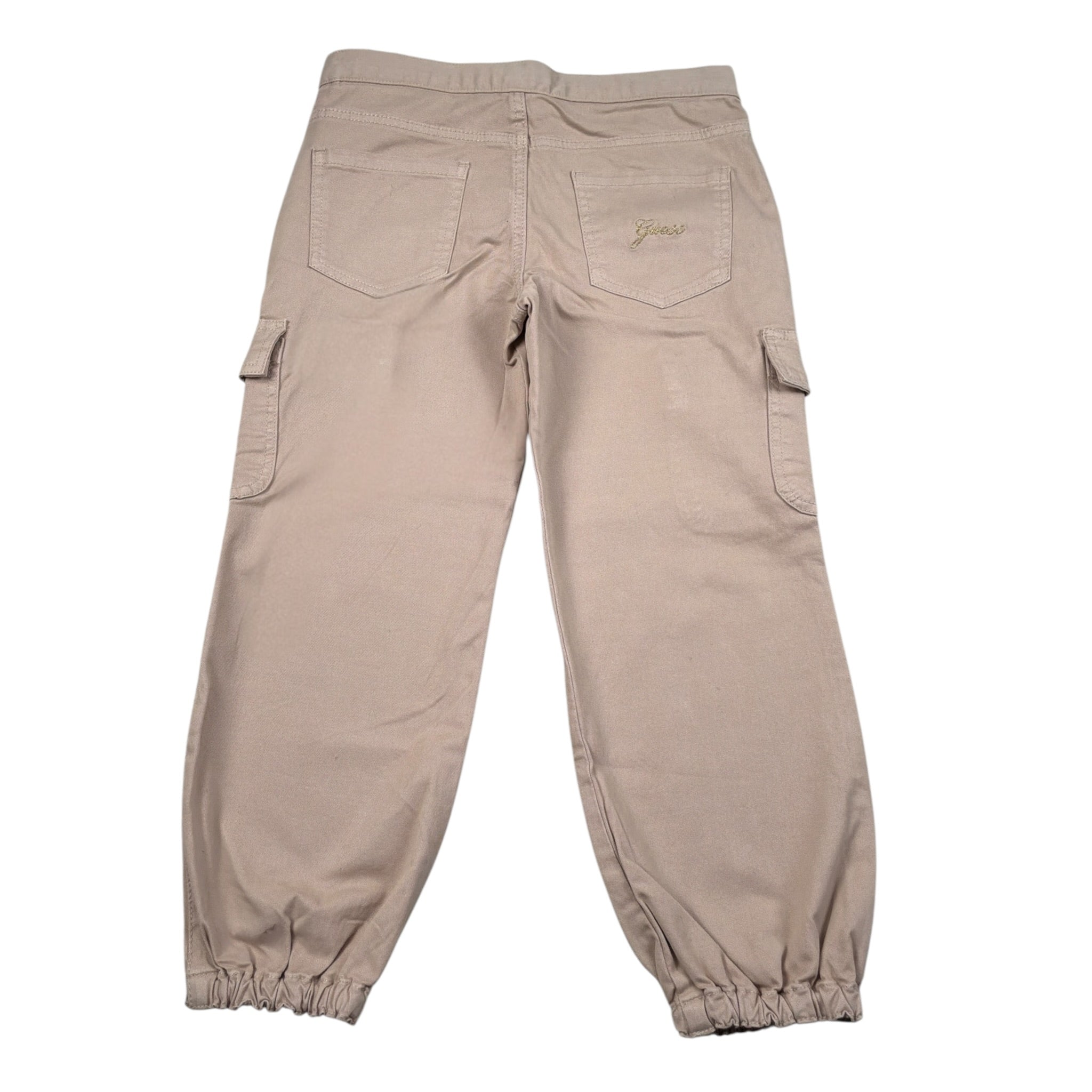 Guess Pantalone tinta unita con Girovita Regolabile Beige per Bambina K5BB03W3830 BEIGE GUESS 