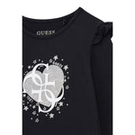 Guess Shirt tinta unita con Stampa Nero per Bambina K5BI02J1314 NERO GUESS 