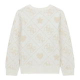 Guess Cardigan tinta unita con Fantasia Panna per Bambina K5BR02Z39N0 PANNA GUESS 