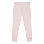 Guess Leggins tinta unita Logato Rosa per Bambina K5RB01J1314 ROSA GUESS 