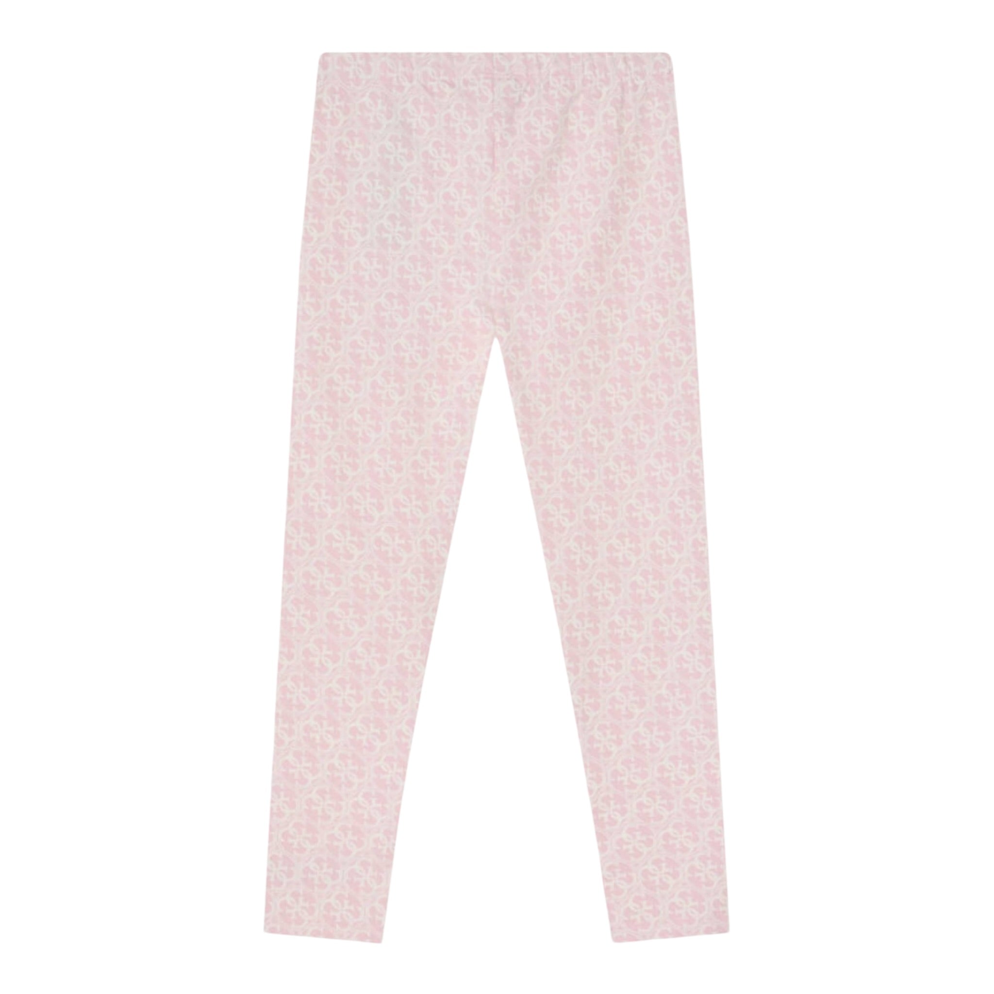 Guess Leggins tinta unita Logato Rosa per Bambina K5RB01J1314 ROSA GUESS 