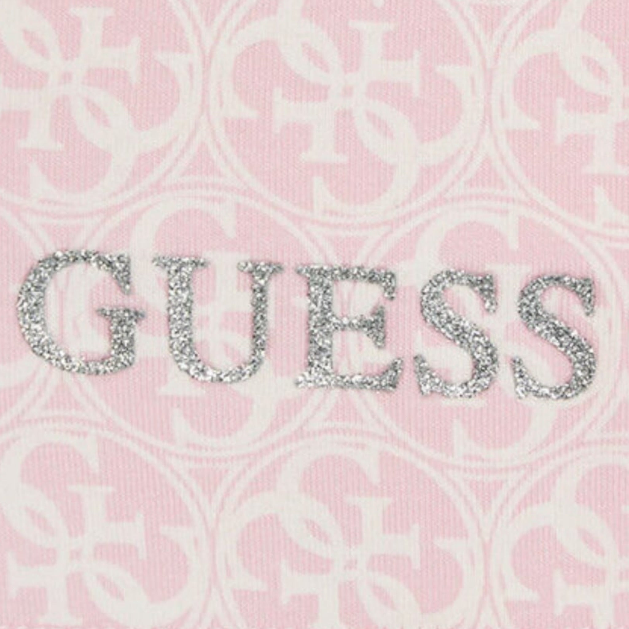 Guess Leggins tinta unita Logato Rosa per Bambina K5RB01J1314 ROSA GUESS 