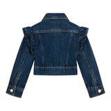 Guess Giubbino In Denim tinta unita con Brillantini Blu per Neonata K5RL00D5D90 BLU GUESS 