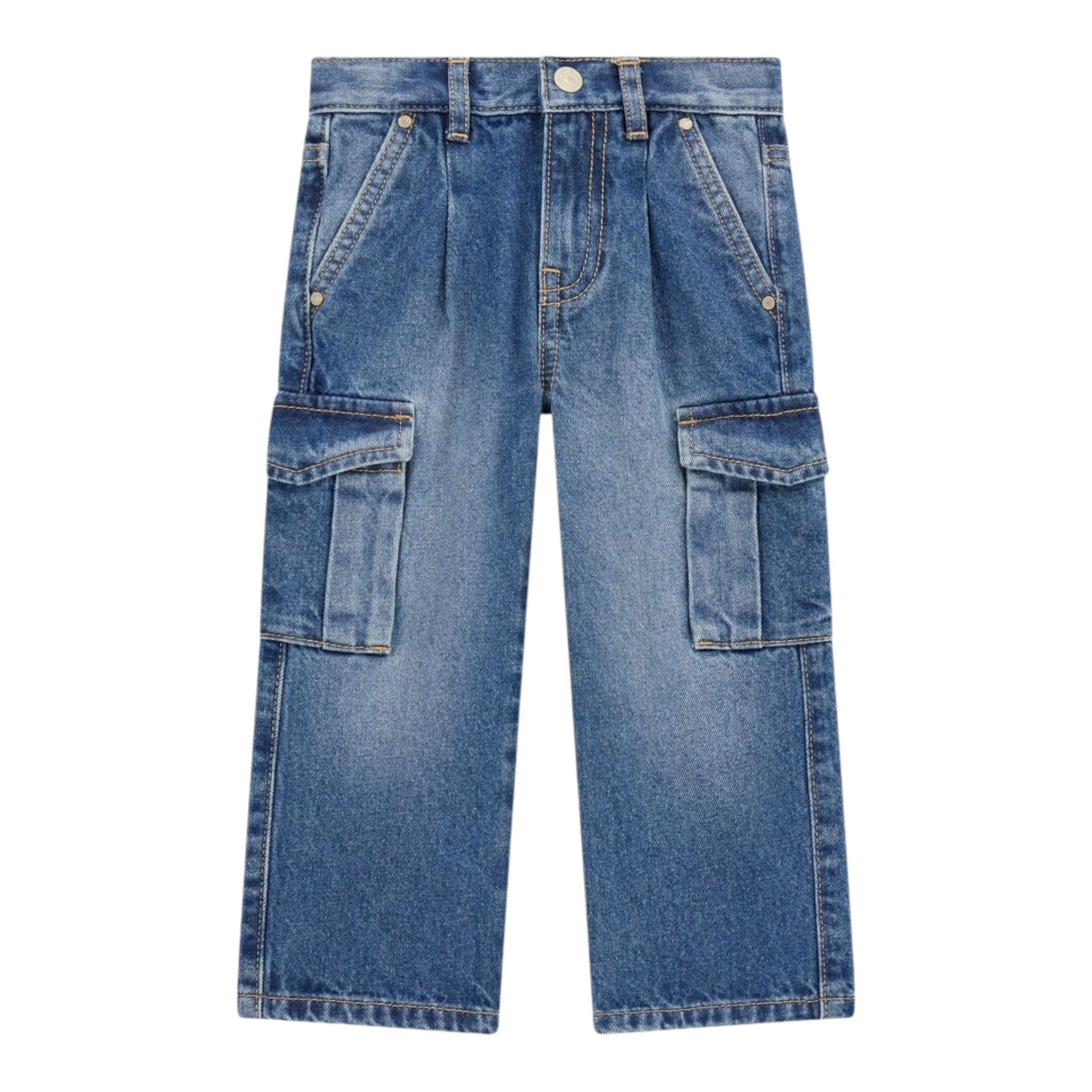 Guess Jeans tinta unita con Tasconi Blu per Bambina K5YA00D5FL0 BLU GUESS 
