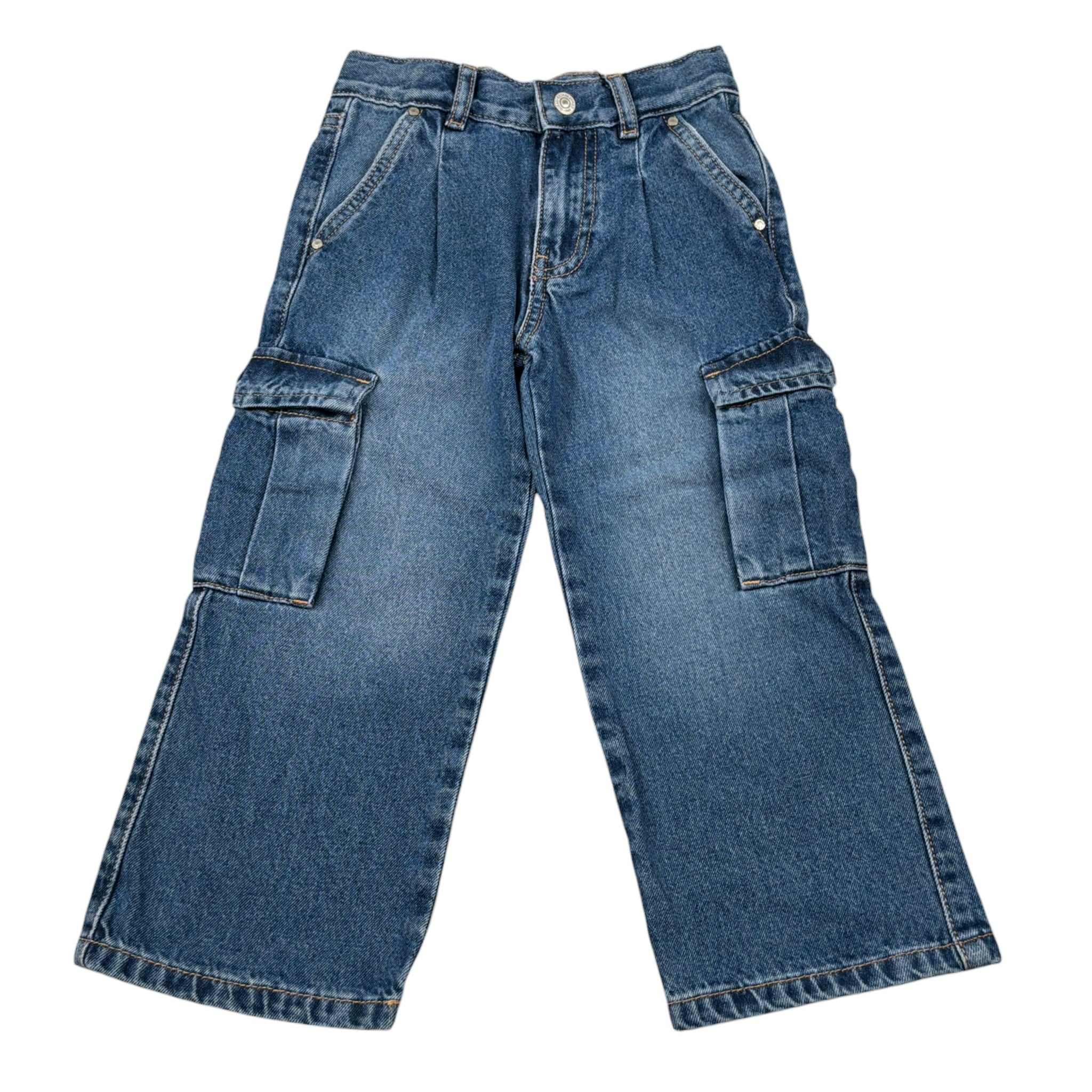 Guess Jeans tinta unita con Tasconi Blu per Bambina K5YA00D5FL0XX BLU GUESS 