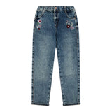 Guess Jeans tinta unita con Applicazioni Azzurro per Bambina K5YA06D5QW0 AZZURRO GUESS 