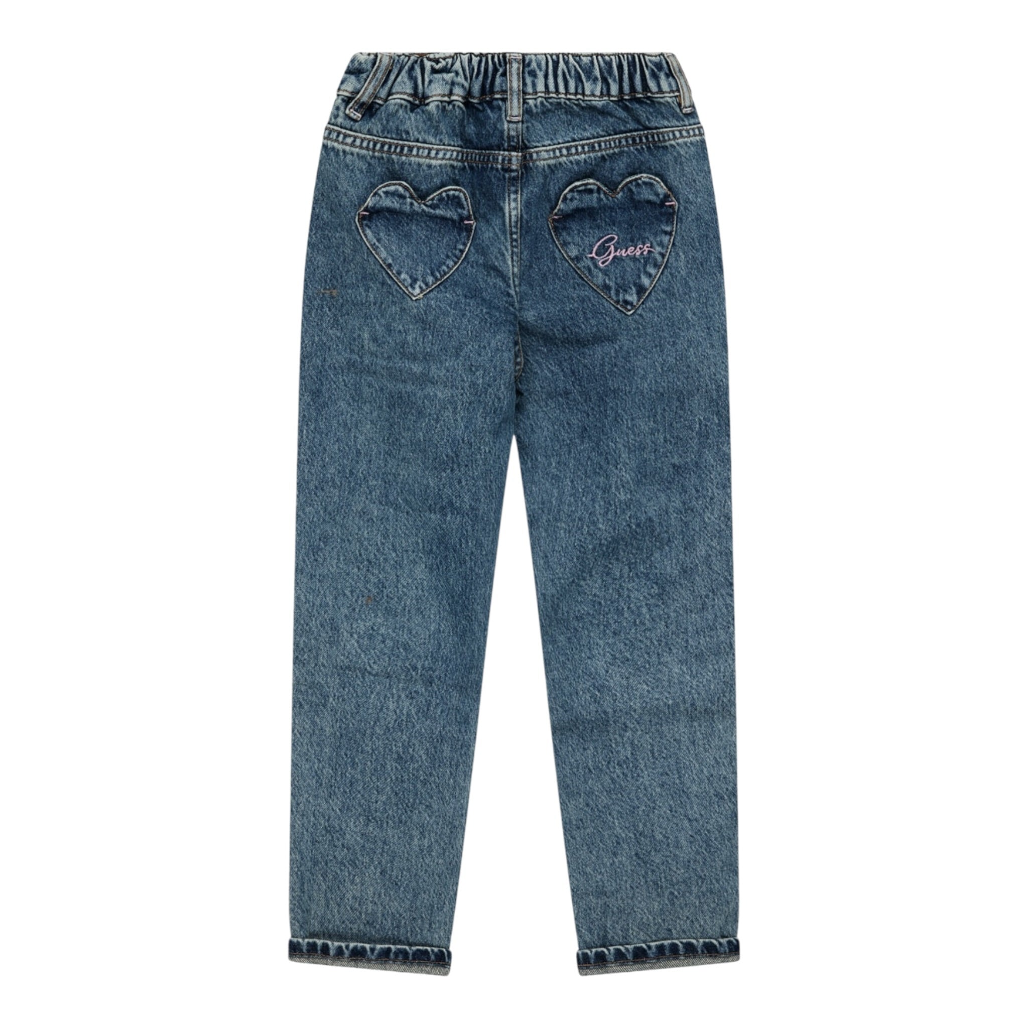 Guess Jeans tinta unita con Applicazioni Azzurro per Bambina K5YA06D5QW0 AZZURRO GUESS 