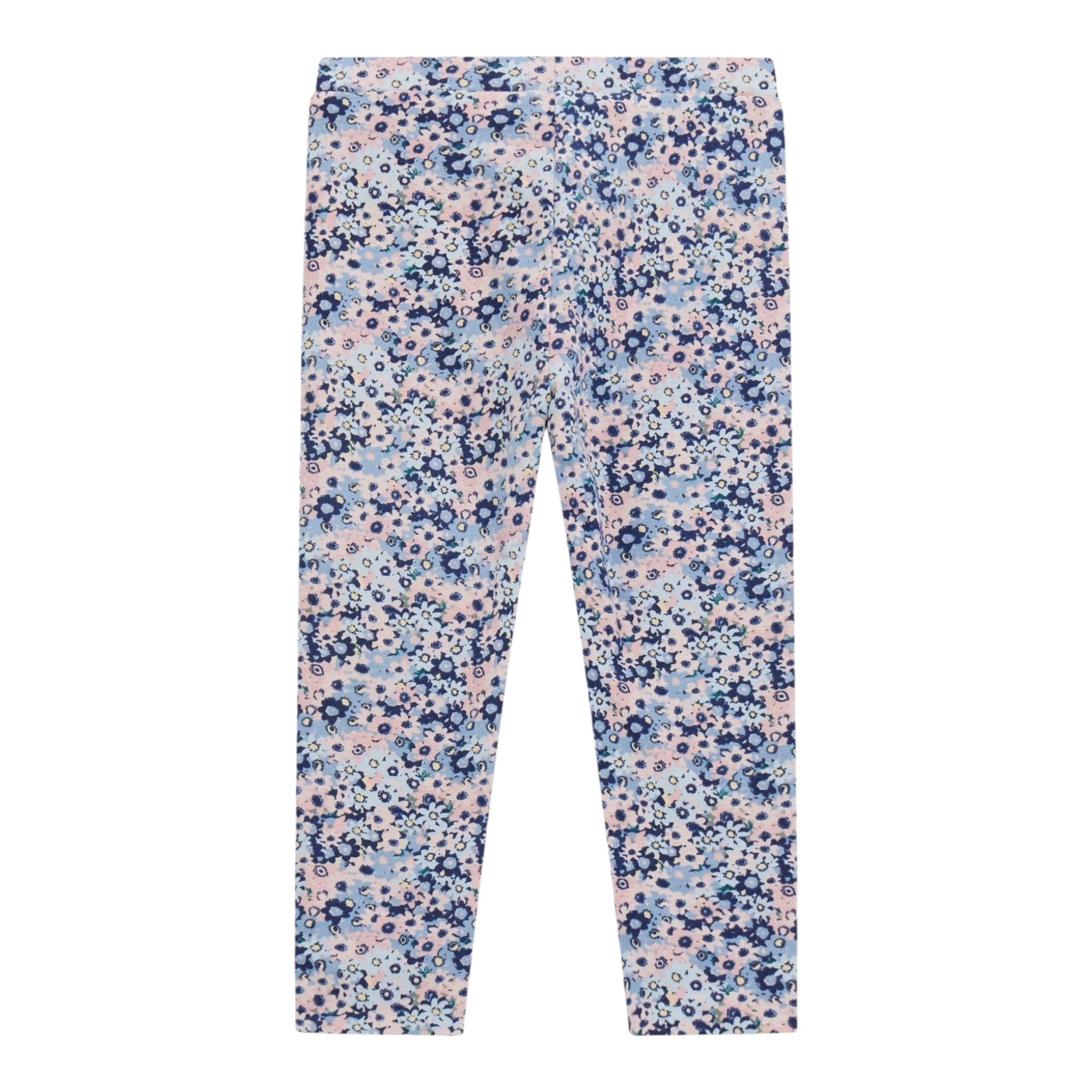 Guess Leggins Reversibile Bicolore con Fantasia Floreale Blu per Bambina K5YB05K6YW4 BLU GUESS 