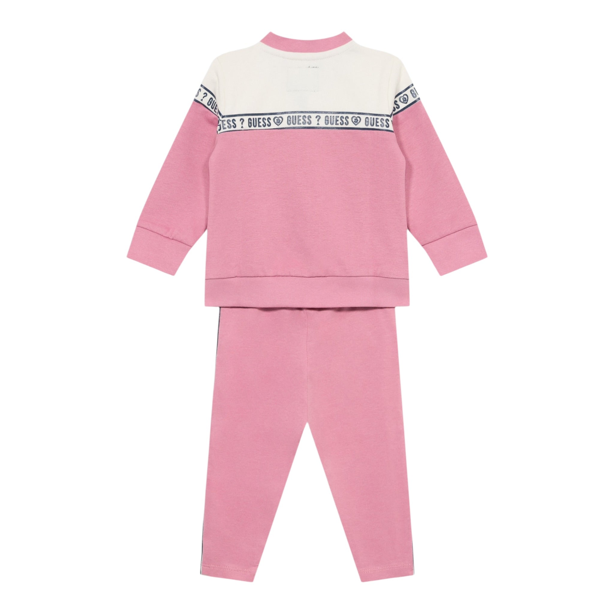 Guess Completo 2Pz Felpa-Leggins tinta unita Rosa per Neonata K5YG05KA6R4 ROSA GUESS 