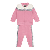 Guess Completo 2Pz Felpa-Leggins tinta unita Rosa per Neonata K5YG05KA6R4 ROSA GUESS 