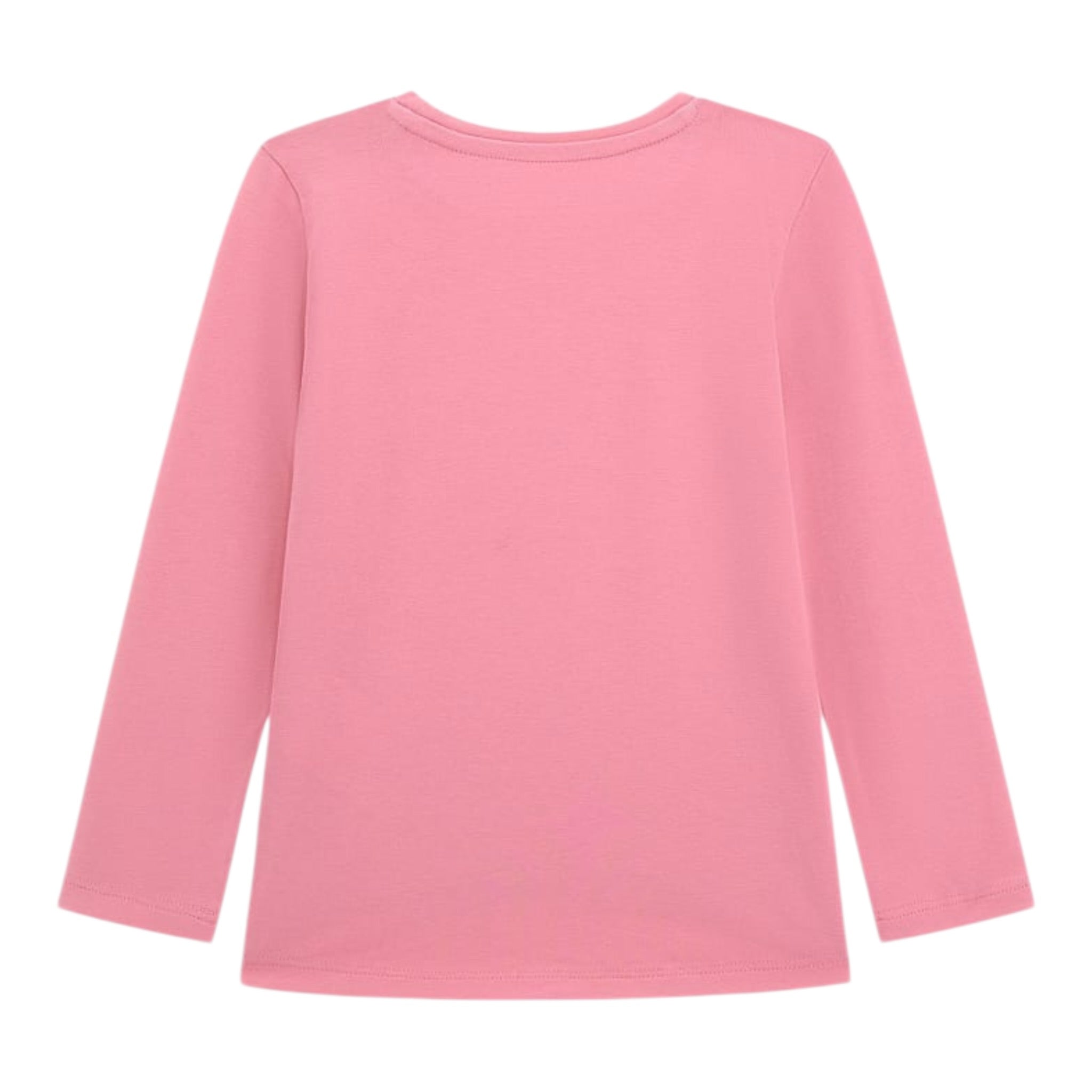 Guess Shirt tinta unita con Stampa Rosa per Neonata K5YI10K6YW4 ROSA GUESS 