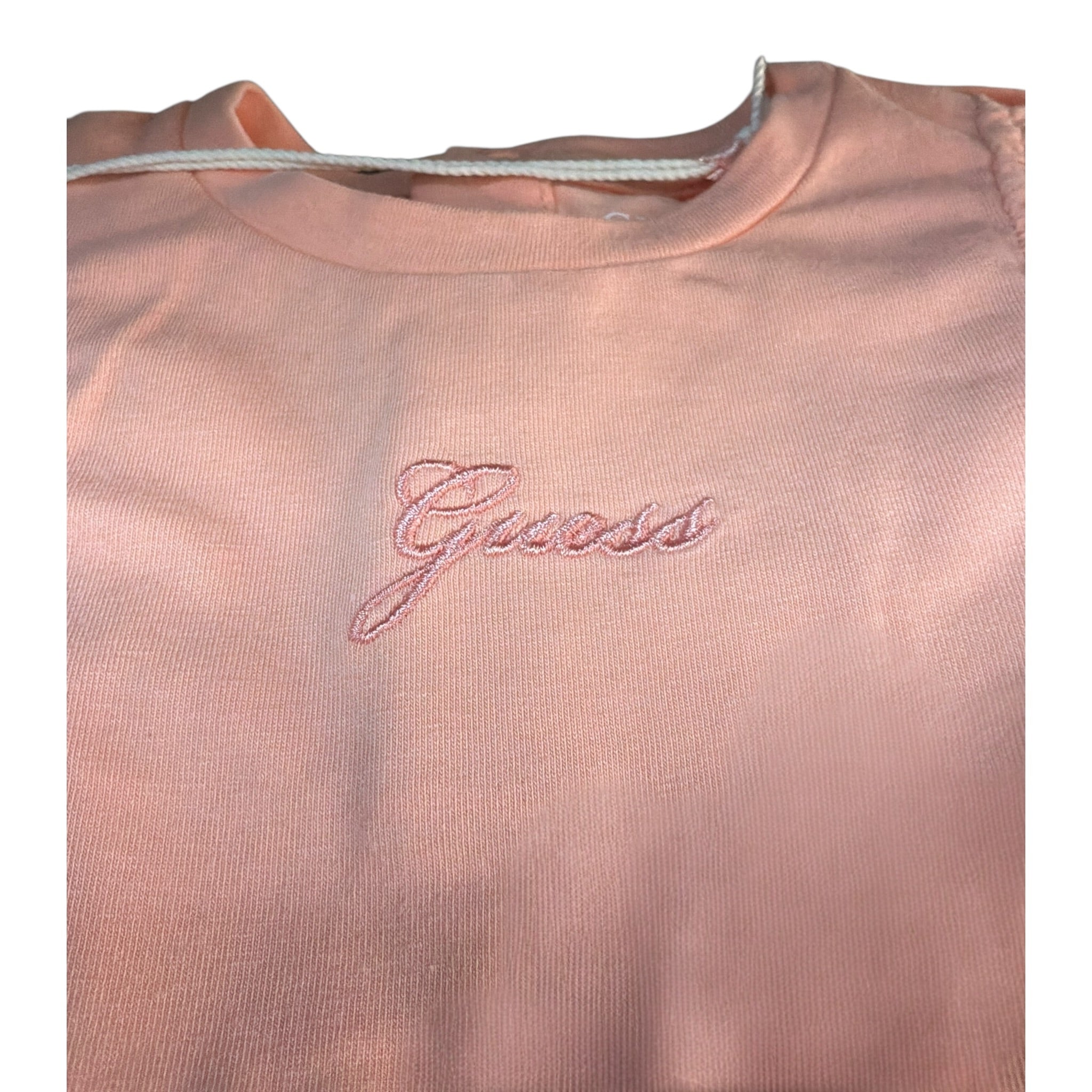 Guess Shirt tinta unita con Stampa Rosa per Neonata K5YI25K6YW4N ROSA GUESS 