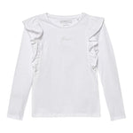 Guess Shirt tinta unita con Stampa Bianco per Neonata K5YI25K6YW4X BIANCO GUESS 