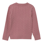 Guess Maglia Girocollo tinta unita con Lofo Rosa per Bambina K5YR04Z3OI0J ROSA GUESS 