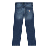 Guess Jeans tinta unita con Logo Blu per Bambino L3YA04D52Z0 BLU GUESS 