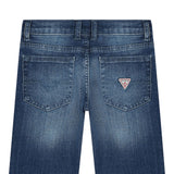 Guess Jeans tinta unita con Logo Blu per Bambino L3YA04D52Z0 BLU GUESS 