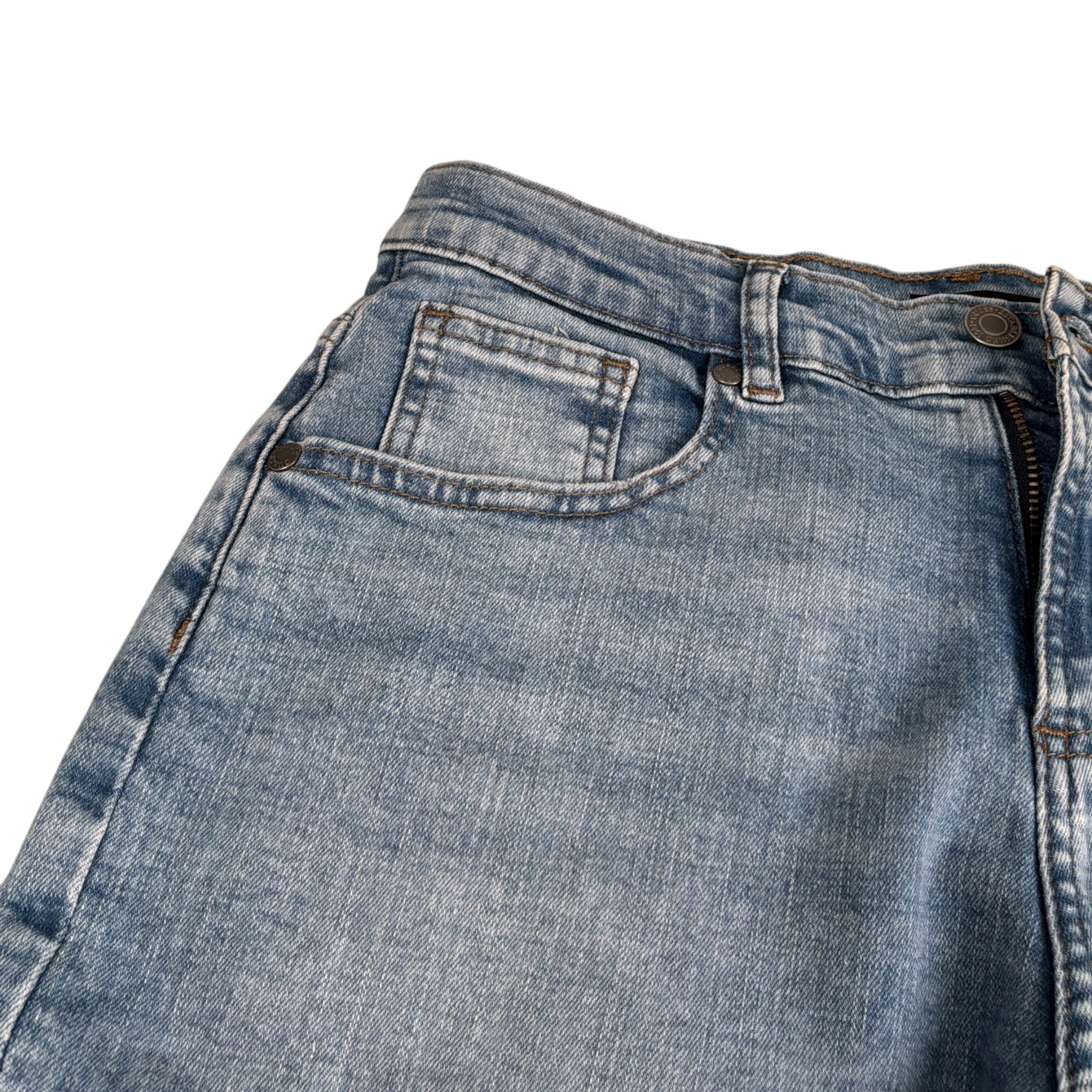 Guess Jeans tinta unita con Logo Azzurro per Bambino L3YA04D52Z0X AZZURRO GUESS 
