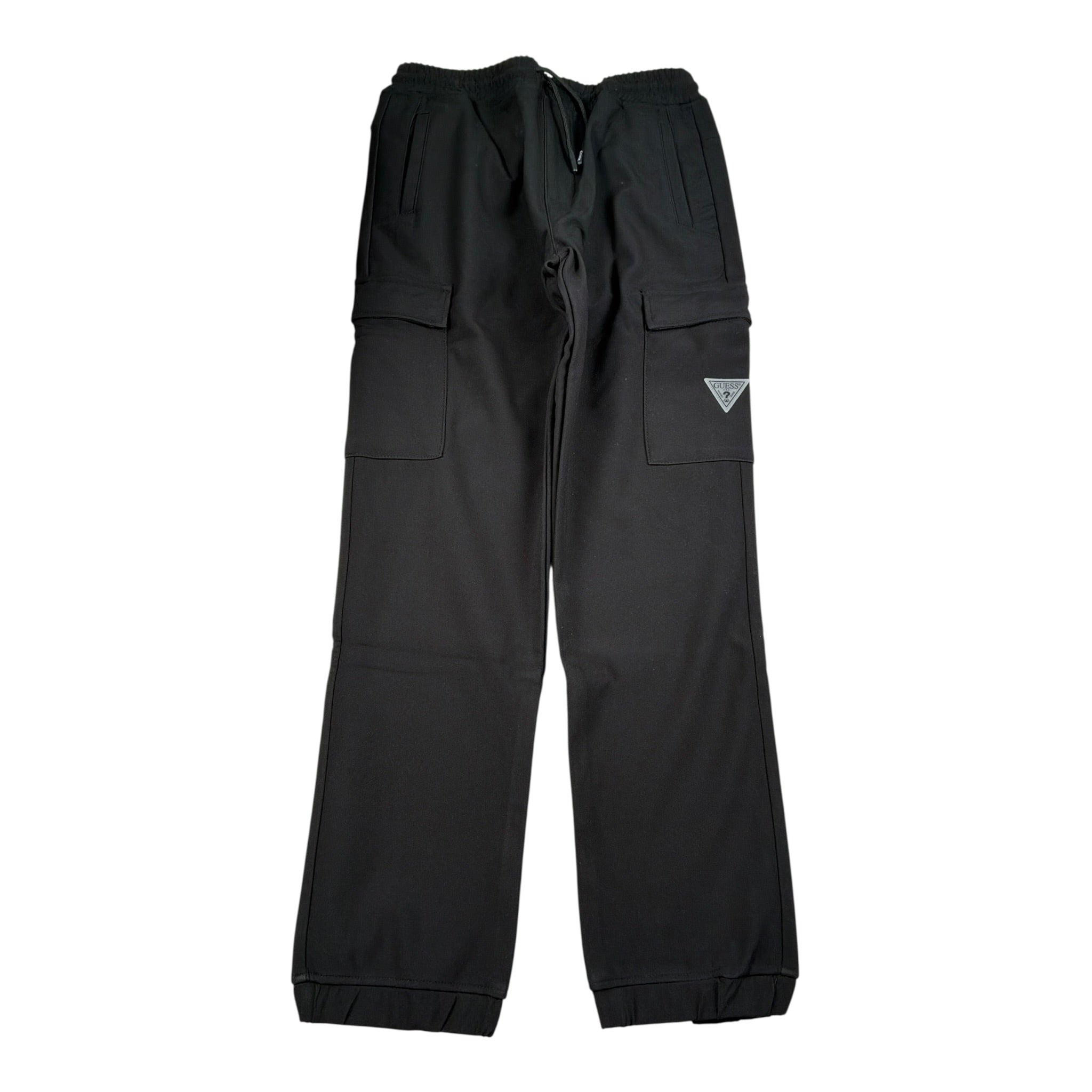 Guess Pantalone tinta unita con Elastico In Vita Nero per Bambino L4BB05WFY80X NERO GUESS 