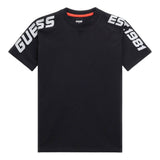 Guess T-Shirt tinta unita con Stampa Nero per Bambino L4RI29I3Z14 NERO GUESS 