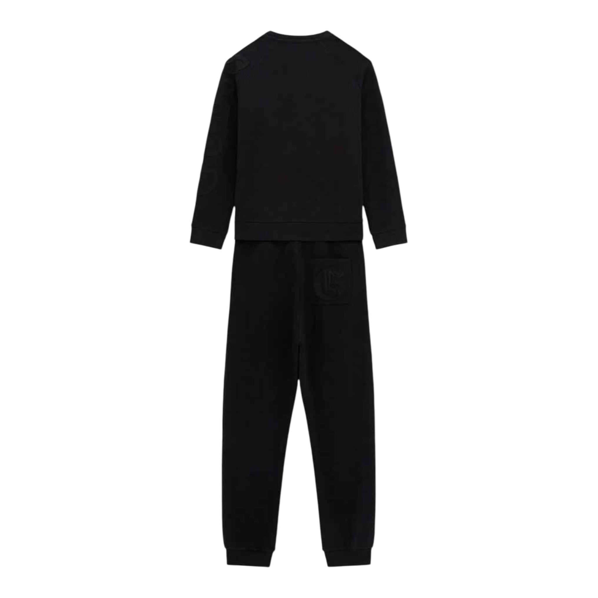 Guess Completo Tuta 2Pz Felpa-Pantalone tinta unita Nero per Bambino L4YG00KCCHO NERO GUESS 