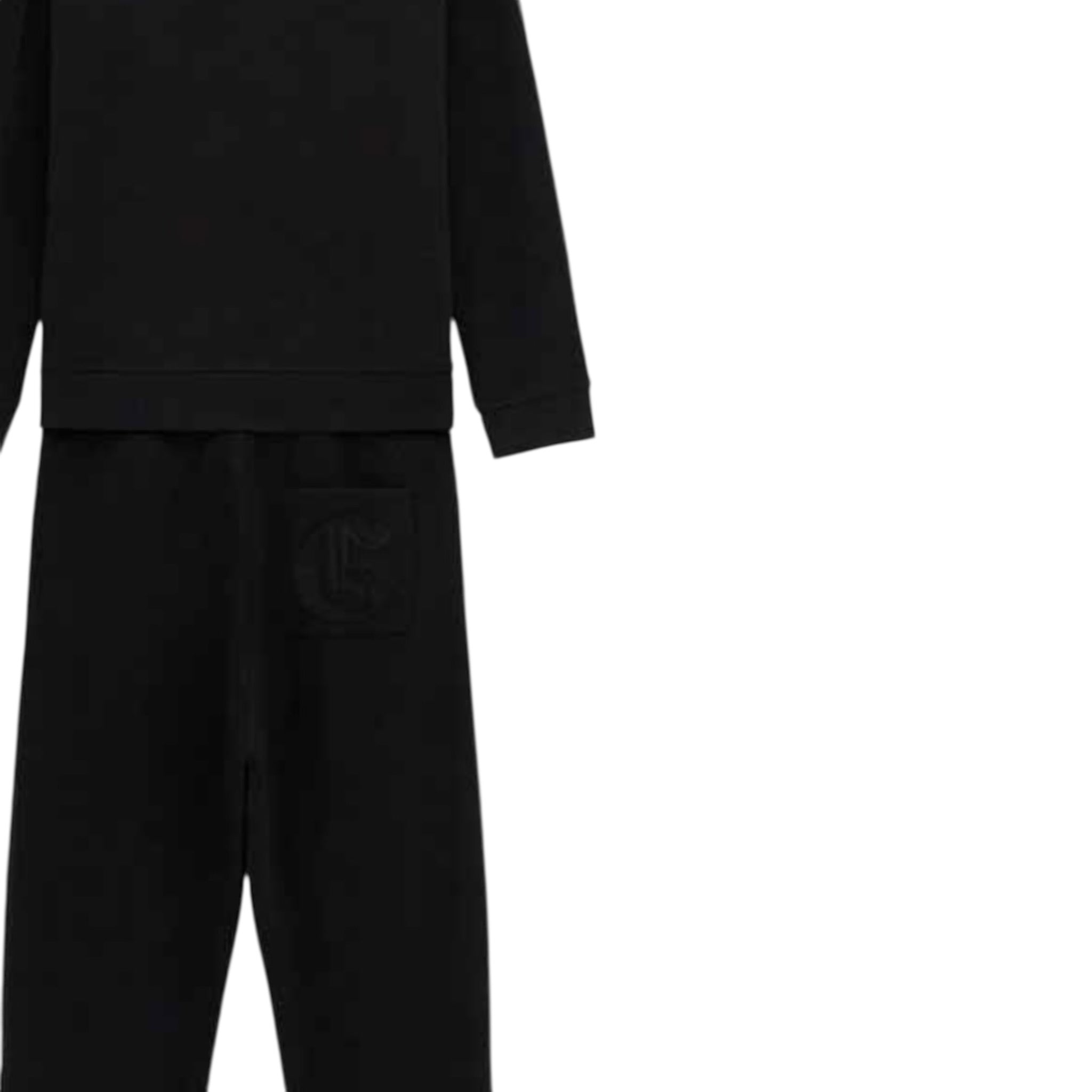 Guess Completo Tuta 2Pz Felpa-Pantalone tinta unita Nero per Bambino L4YG00KCCHO NERO GUESS 