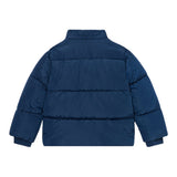 Guess Giubbino tinta unita con Cappuccio Blu per Bambino L5BL01WB240 BLU GUESS 