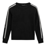 Guess Maglia tinta unita con Profili In Contrasto Nero per Bambino L5BR06Z3FU0 NERO GUESS 