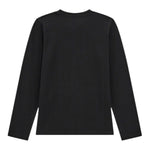 Guess Shirt Girocollo tinta unita con Logo Nero per Bambino L5RI03K8HM4 NERO GUESS 