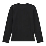 Guess Shirt Girocollo tinta unita con Logo Nero per Bambino L5RI03K8HM4 NERO GUESS 