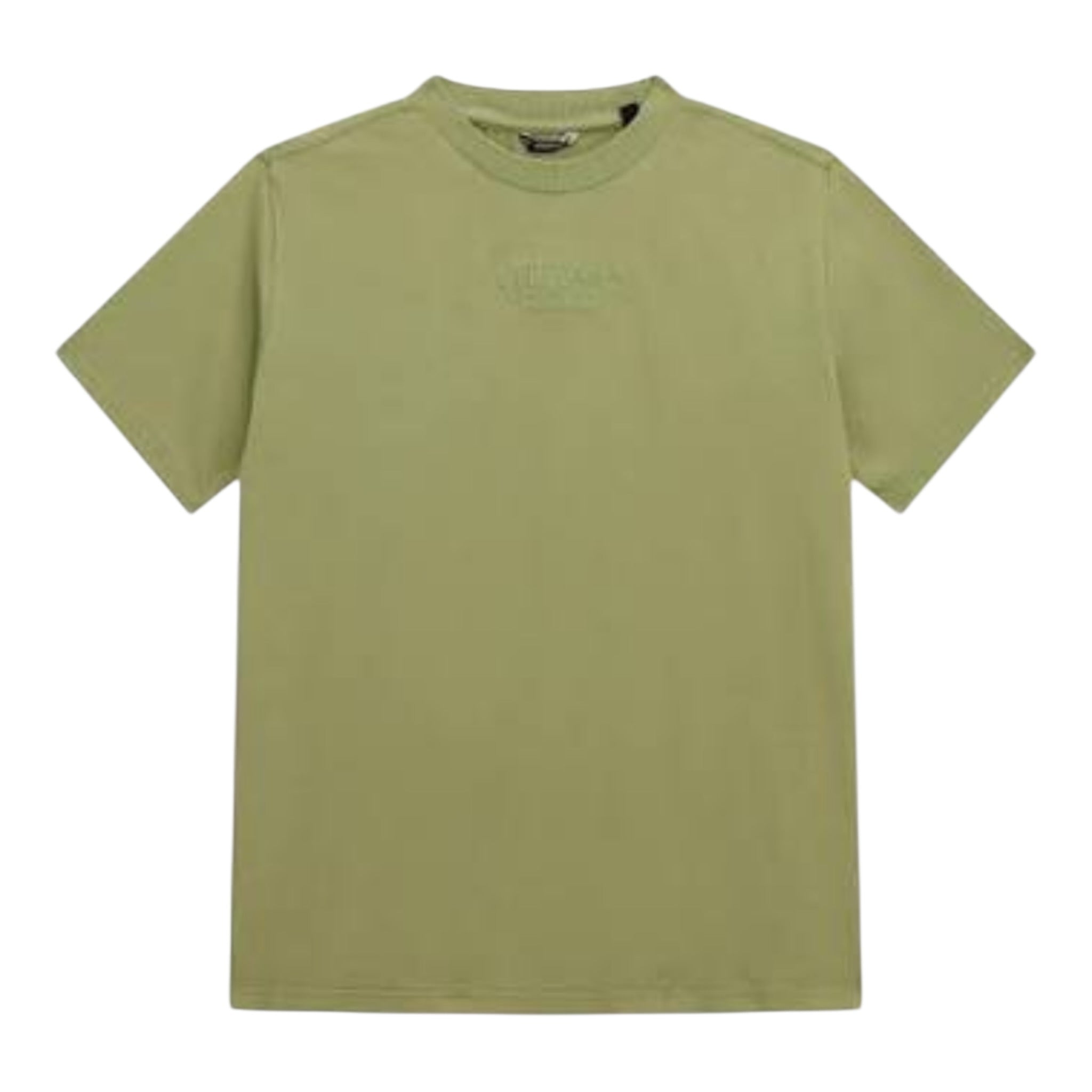 Guess T-Shirt Giocollo tinta unita con Stampa Verde per Bambino L5RI36K8HM4 VERDE GUESS 
