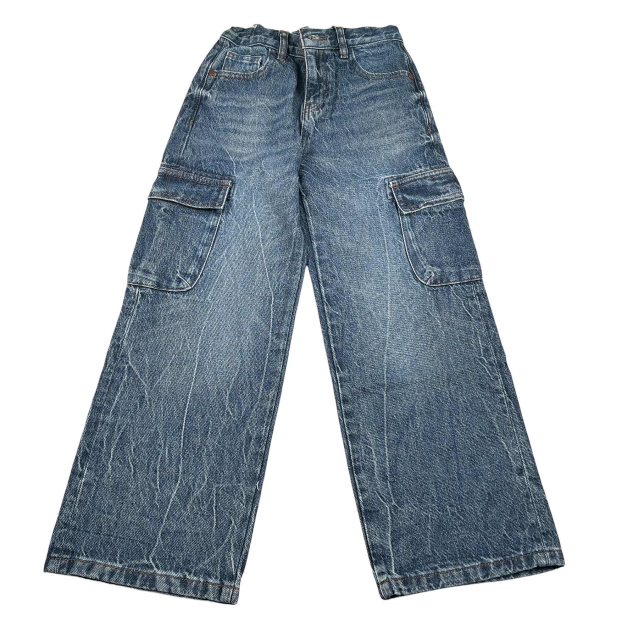 Guess Jeans tinta unita Modello Palazzo Blu per Bambina L5YA06D5D70 BLU GUESS 
