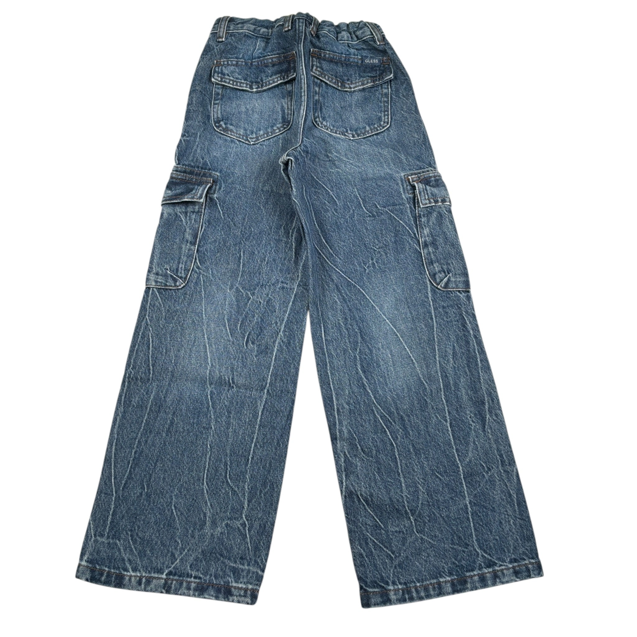 Guess Jeans tinta unita Modello Palazzo Blu per Bambina L5YA06D5D70 BLU GUESS 