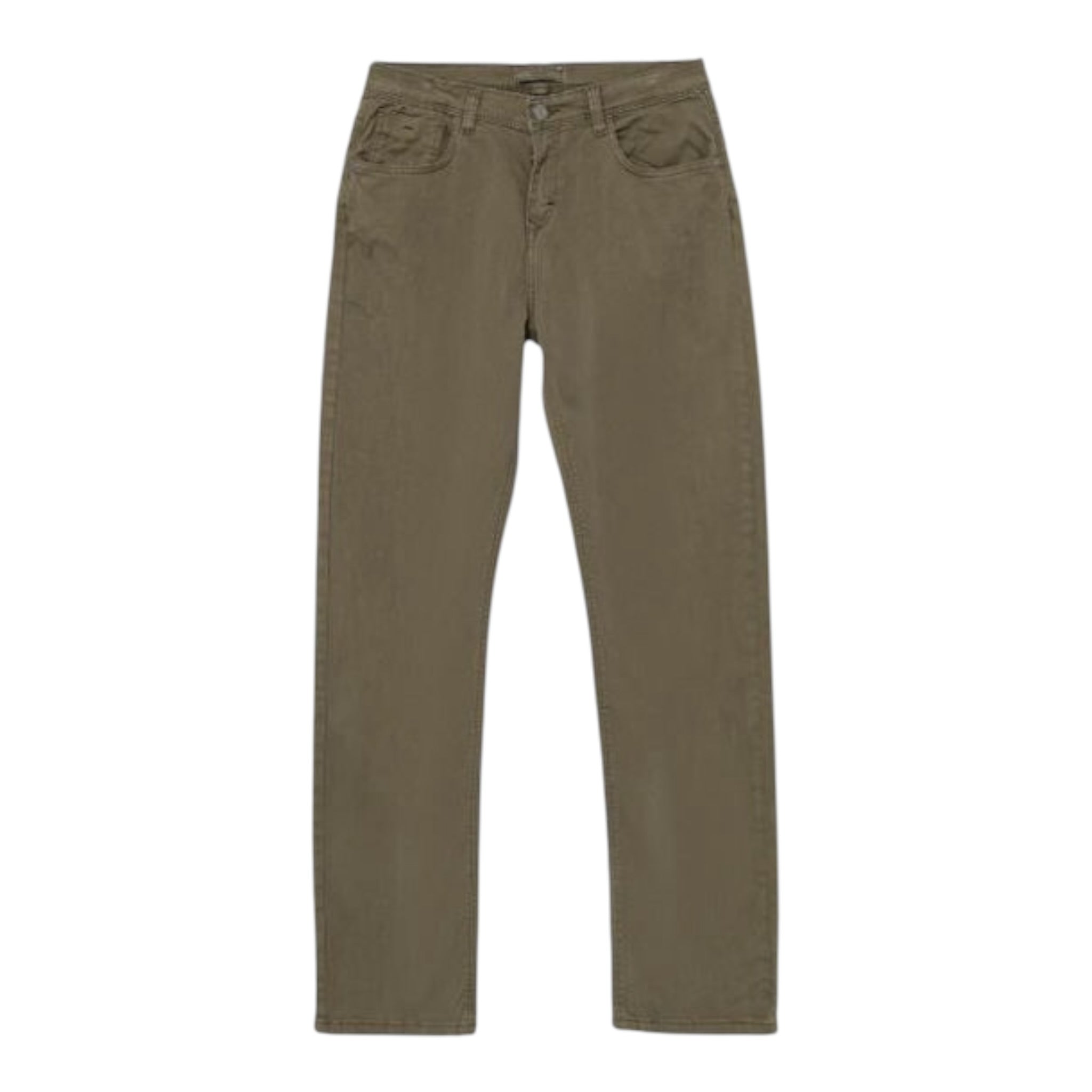 Guess Pantalone tinta unita con Girovita Regolabile Verde per Bambino L5YB01W0160X VERDE GUESS 