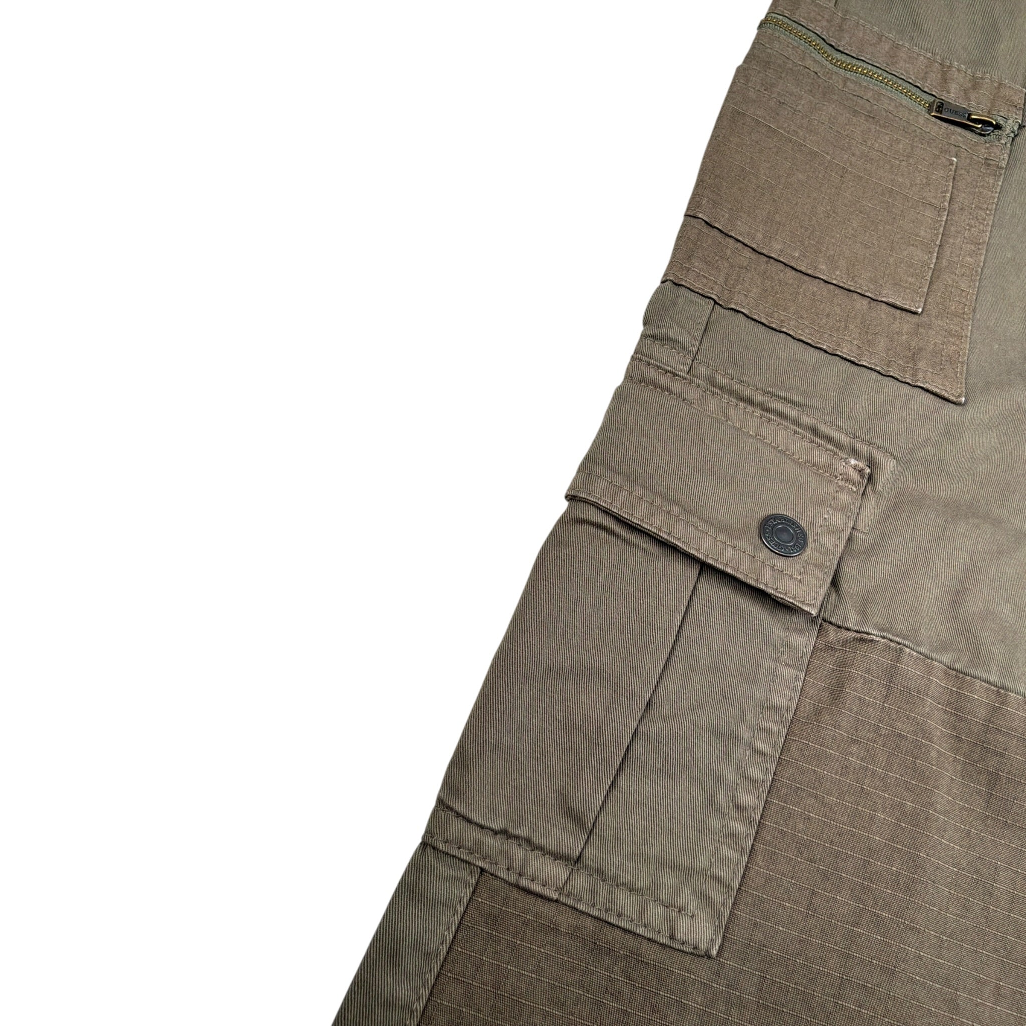 Guess Pantalone tinta unita con Tasche Verde per Bambino L5YB02W0130 VERDE GUESS 