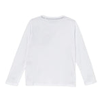 Guess Shirt Girocollo tinta unita con Stampa Bianco per Bambino L5YI16K8HM4 BIANCO GUESS 