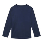 Guess Shirt tinta unita Girocollo con Stampa Blu per Bambino L5YI26K8HM4 BLU GUESS 