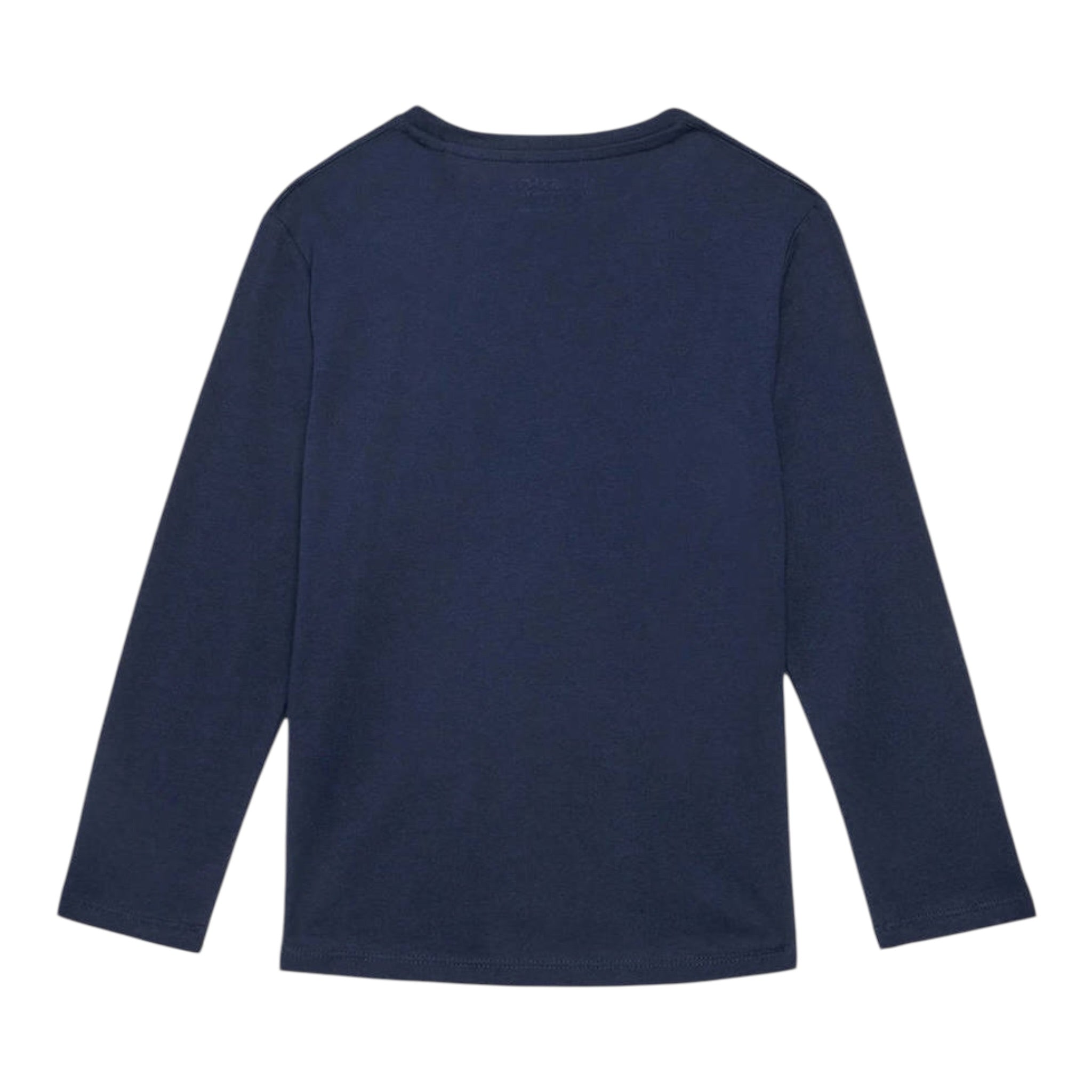 Guess Shirt tinta unita Girocollo con Stampa Blu per Bambino L5YI26K8HM4 BLU GUESS 