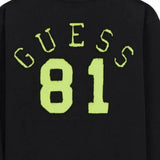 Guess Felpa tinta unita con Stampa Nero per Bambino L5YQ03A7D74 NERO GUESS 